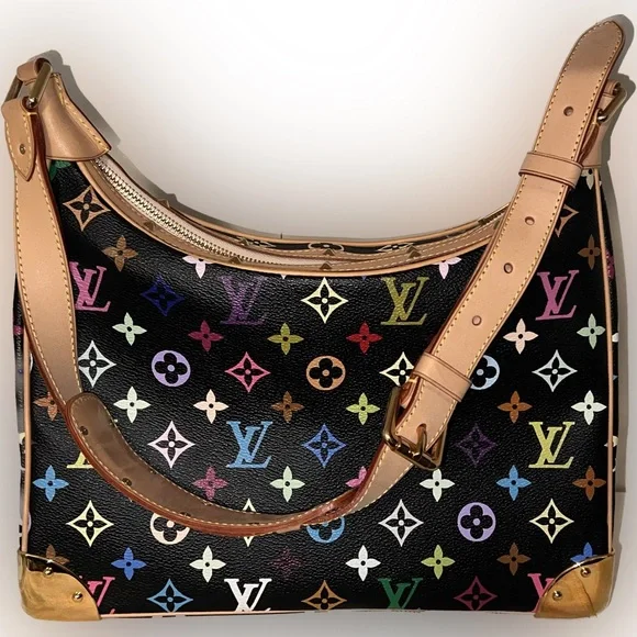 Louis Vuitton Black Multicolor Boulogne Takashi Murakami Multicolour - Picture 3 of 8